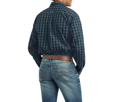 Ariat Mens Pro Series Kodi Fitted Long Sleeve Black Shirt