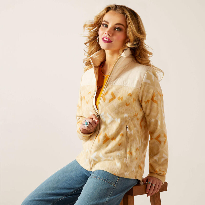 Ariat Prescott Fleece Jacket in Sand Dune