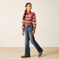 Ariat Girl's Blushing Serape Snap Shirt