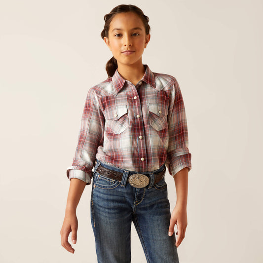 Ariat Girl's Afternoon Laramie Plaid Shirt