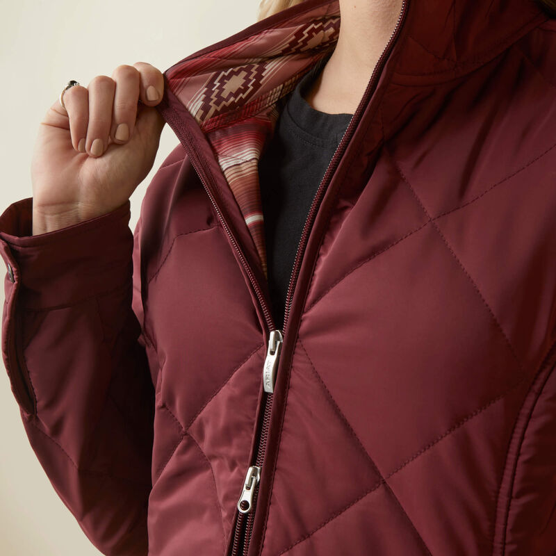 Ariat Quilted Jacket in Tawny Port