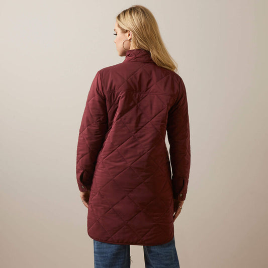 Ariat Quilted Jacket in Tawny Port