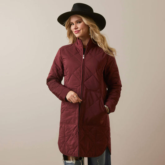 Ariat Quilted Jacket in Tawny Port