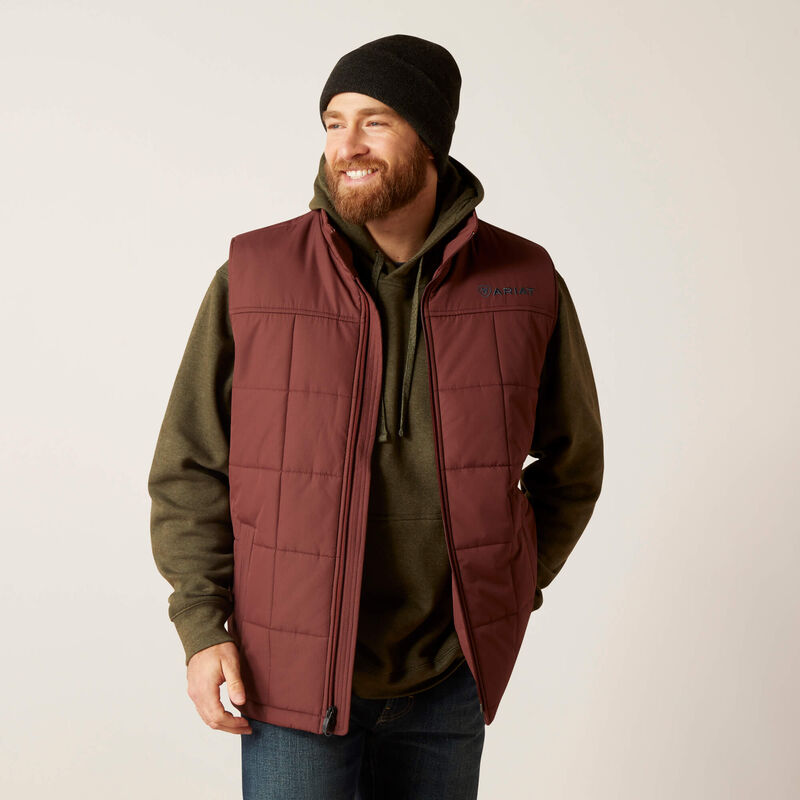 Ariat Crius Insulated Vest in Beaten Root