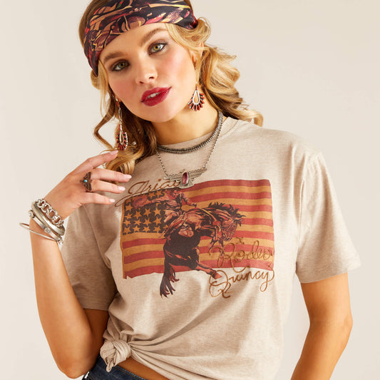 Ariat Flag Rodeo Quincy T-Shirt
