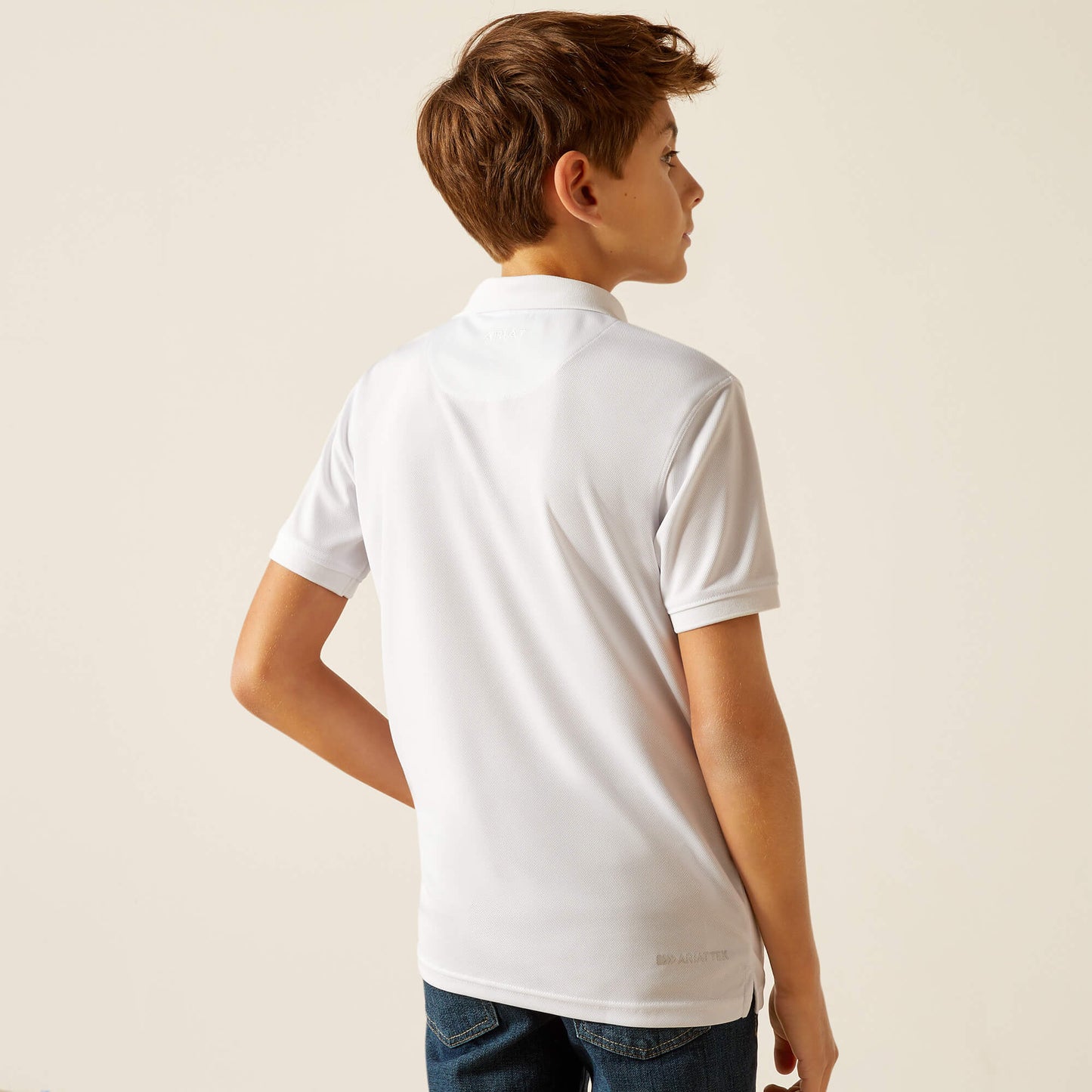 Ariat TEK Kid's White Polo