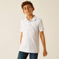 Ariat TEK Kid's White Polo