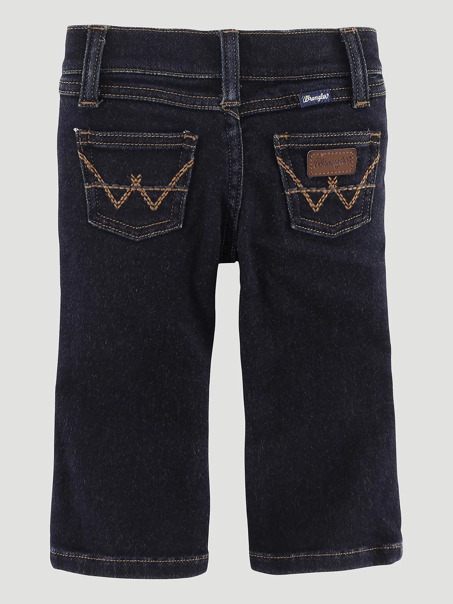 Wrangler Little Boy's Stitched Pocket Bootcut Jean in Grassway