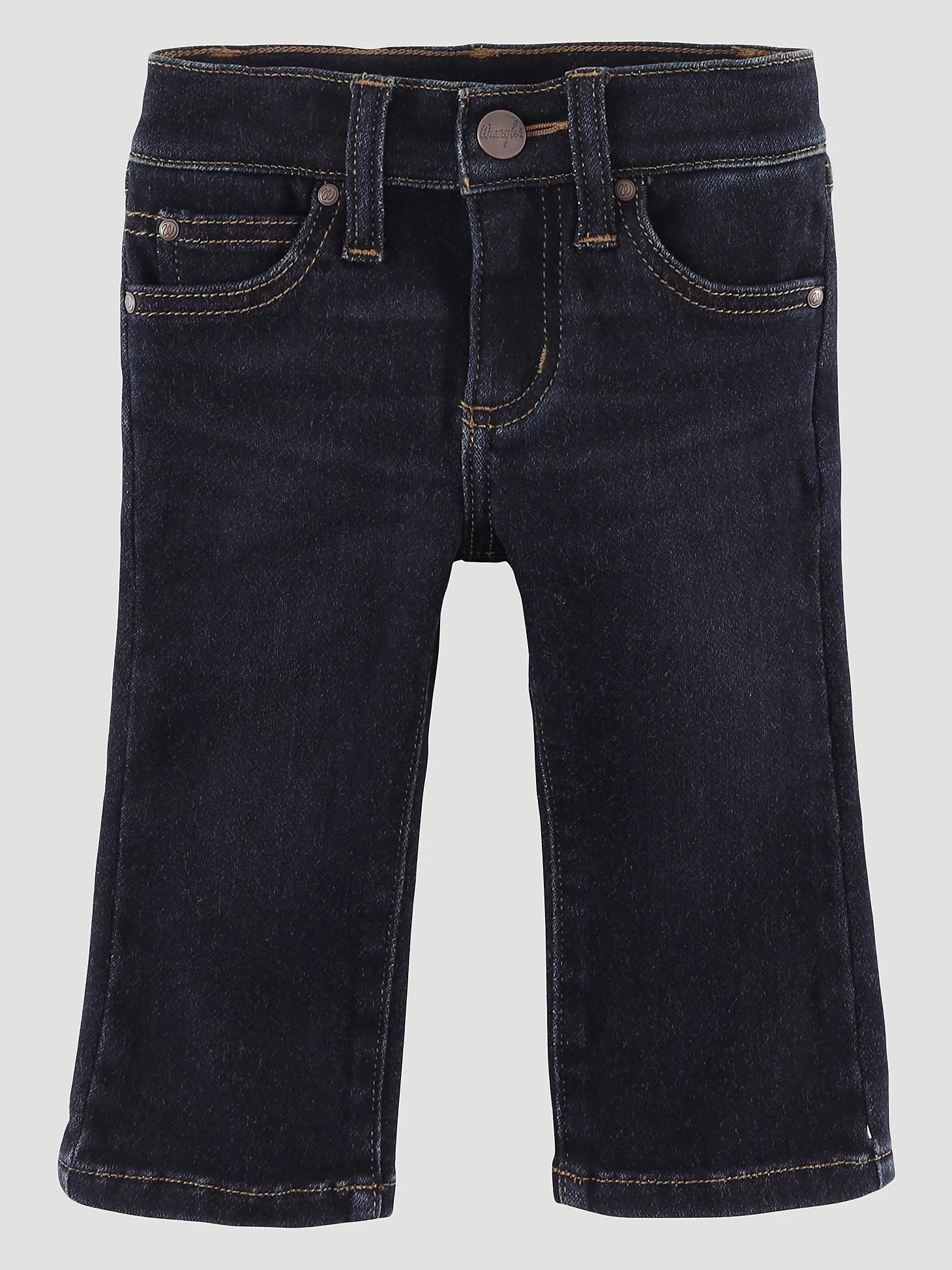 Wrangler Little Boy's Stitched Pocket Bootcut Jean in Grassway