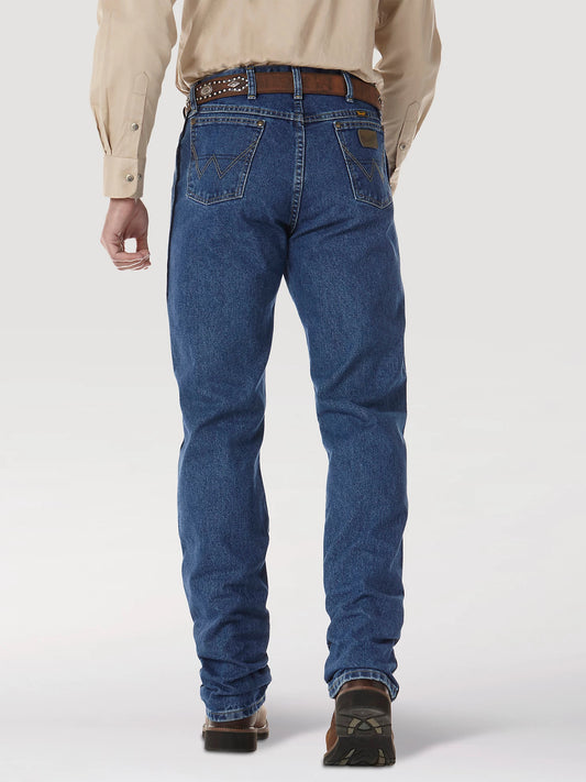 Wrangler George Strait Cowboy Cut Original Fit Jean in Heavyweight Stone Denim