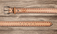 Texas Saddlery Roughout Buckstitch Belt