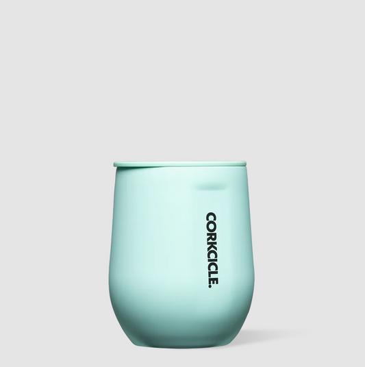 Stemless 12oz Wine Glass Sun Soaked Teal