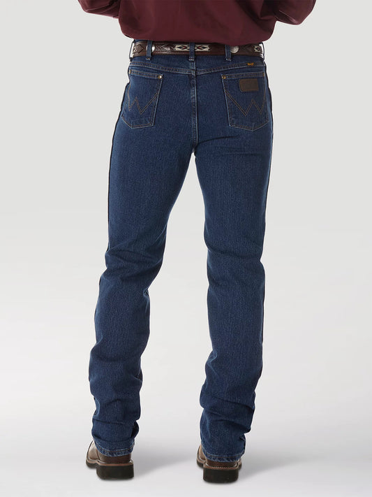 Wrangler Premium Performance Advanced Comfort Cowboy Cut Slim Fit Jean in Medium Stonewash
