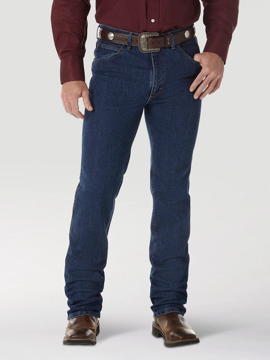 Wrangler Premium Performance Advanced Comfort Cowboy Cut Slim Fit Jean in Medium Stonewash