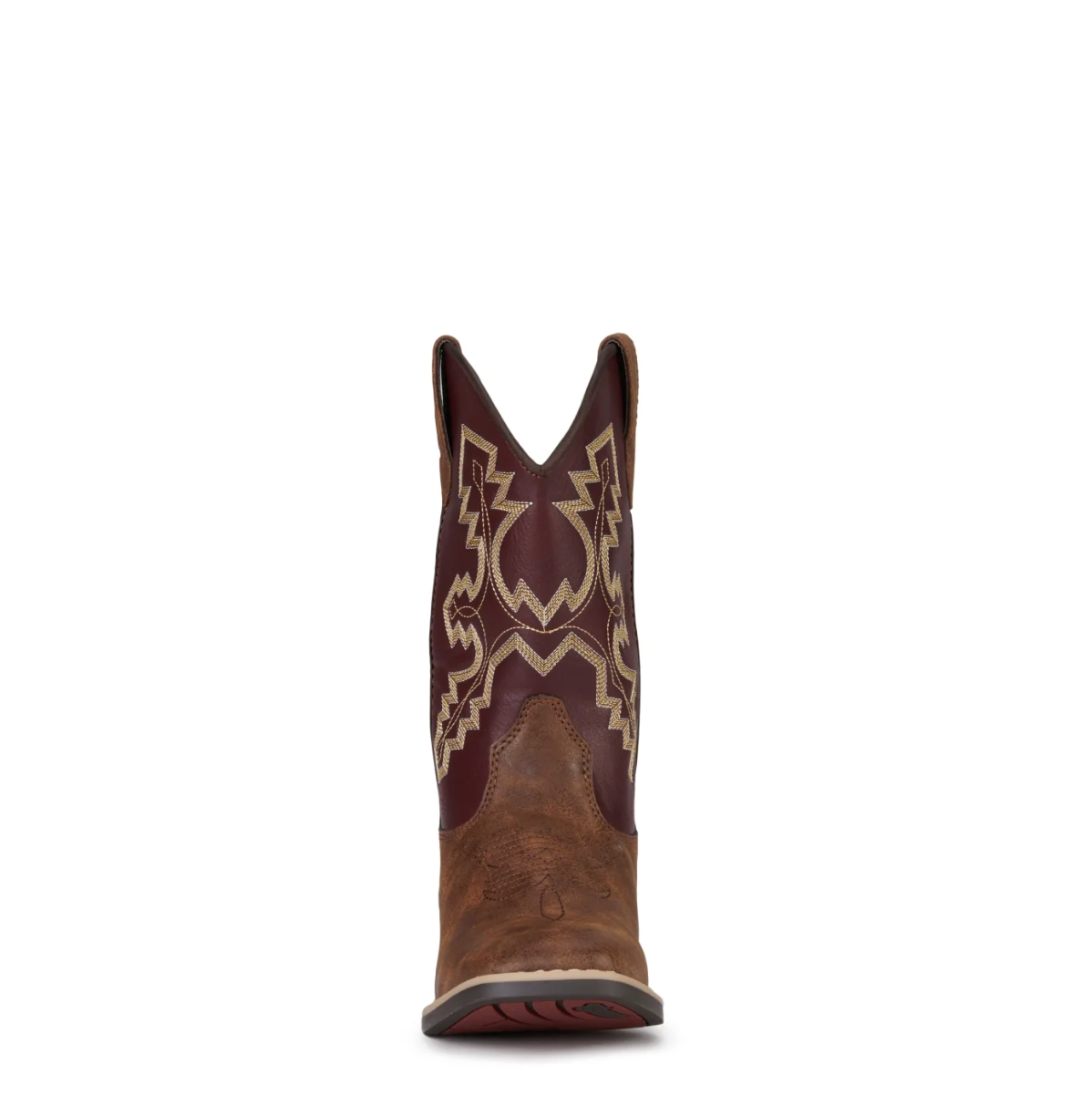 Twister Boy's Black Brown and Burgundy Boot