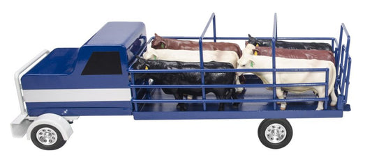 Little Buster Toys Cattle Truck Blue