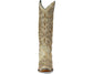 Corral Beige Distressed Glitter Inlay and Embroidered Boot