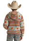 Rock and Roll Boys Aztec Print Plush Hoodie