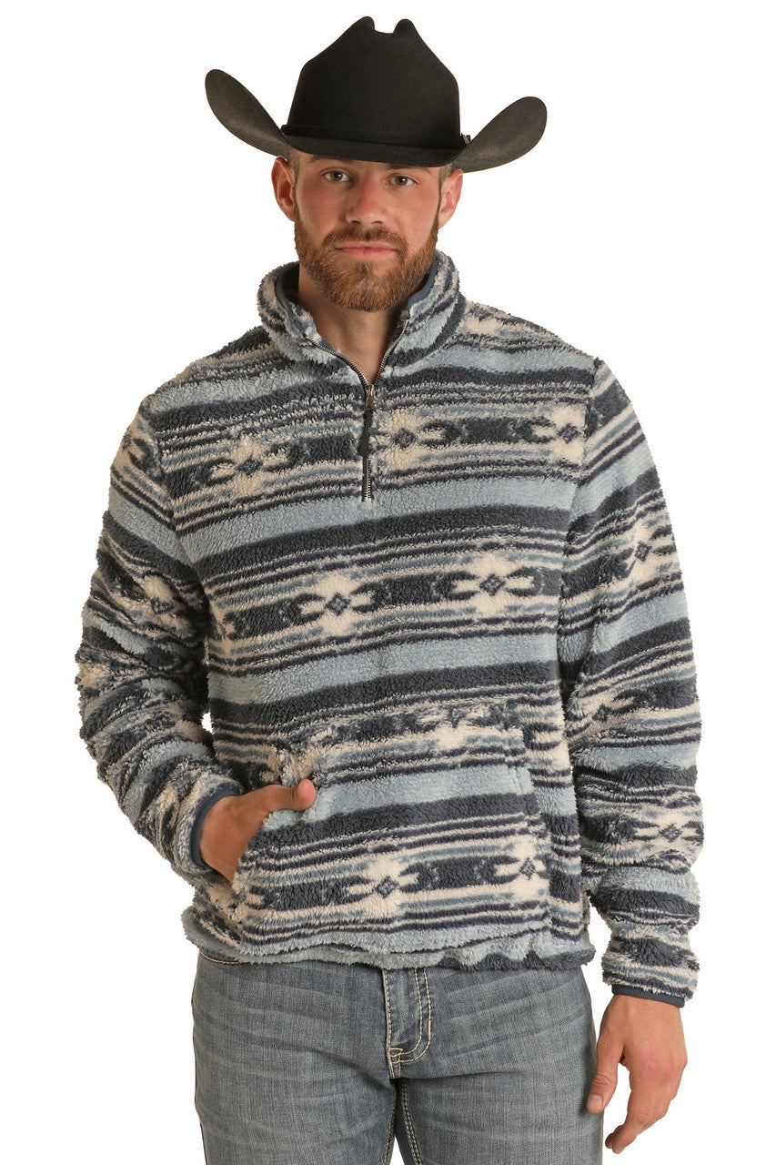 Rock and Roll Men's Striped Pullover