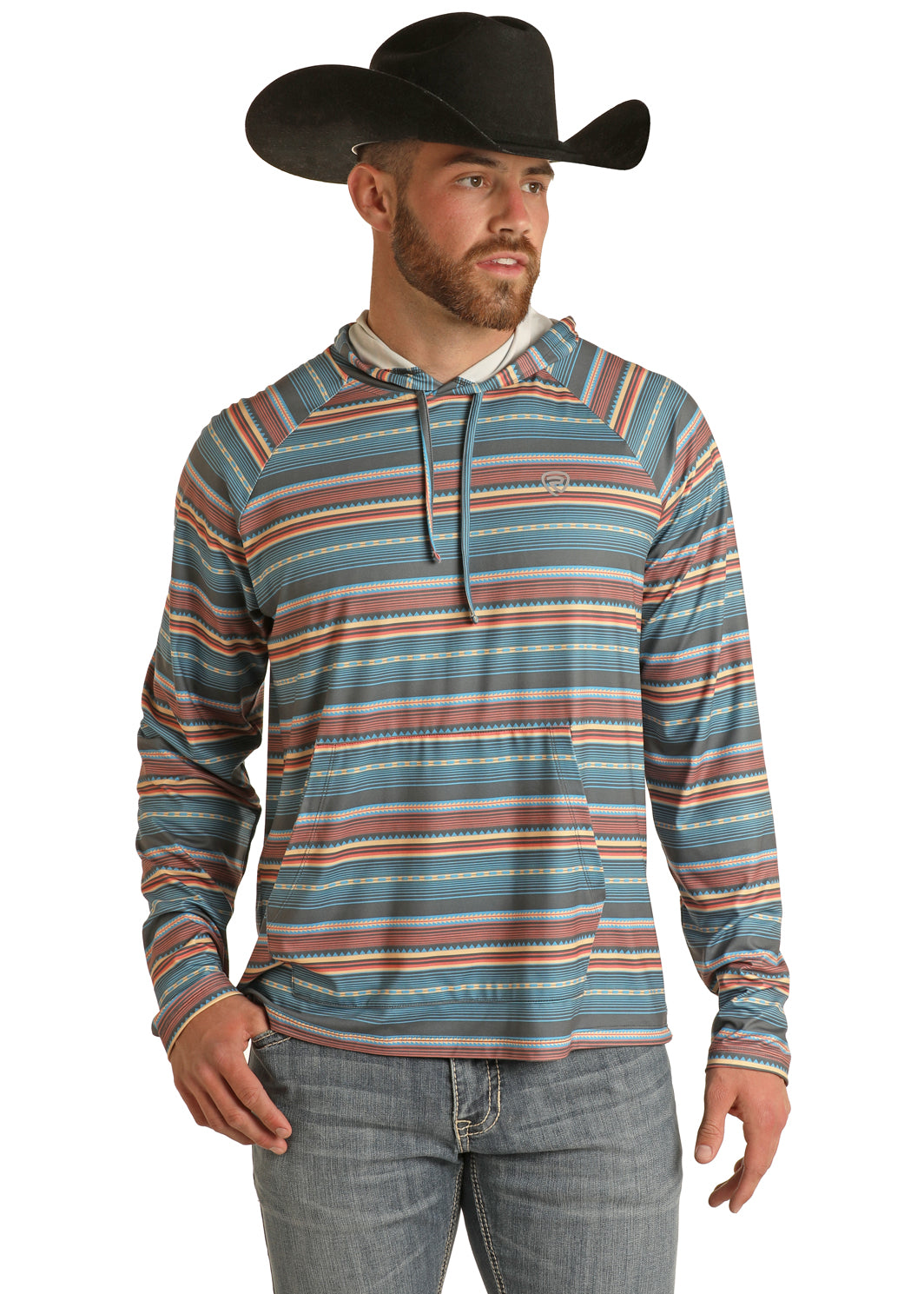 Rock and Roll Printed Performance Hoodie