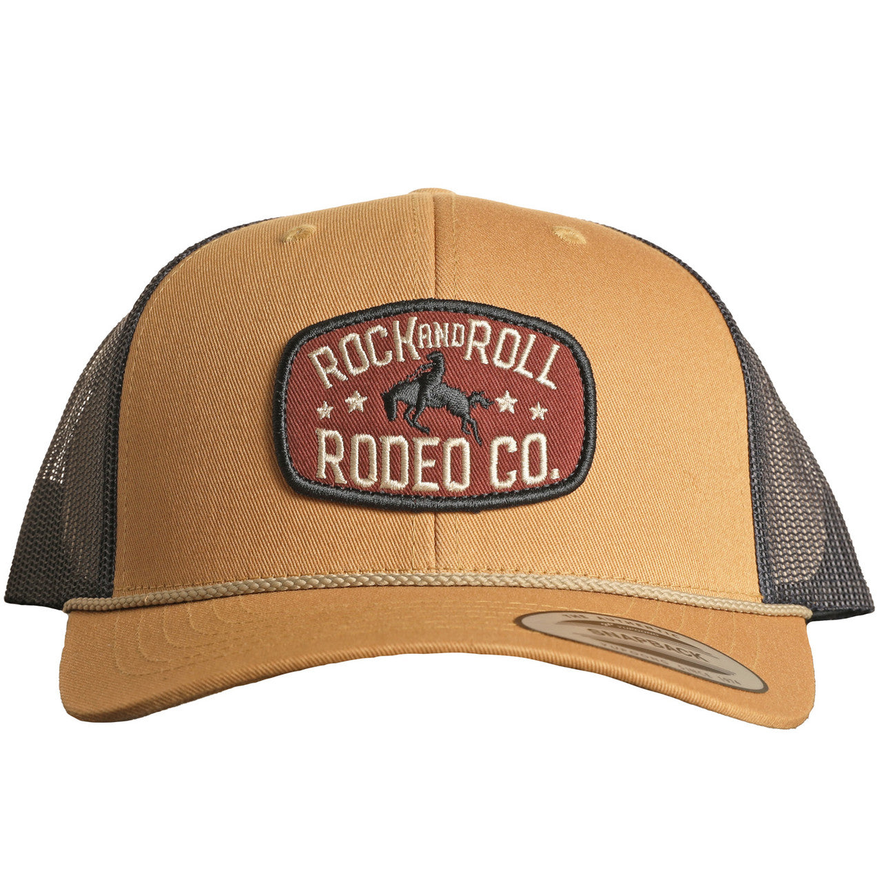 Rock and Roll Rodeo Co. Mustard Flat Trucker Cap