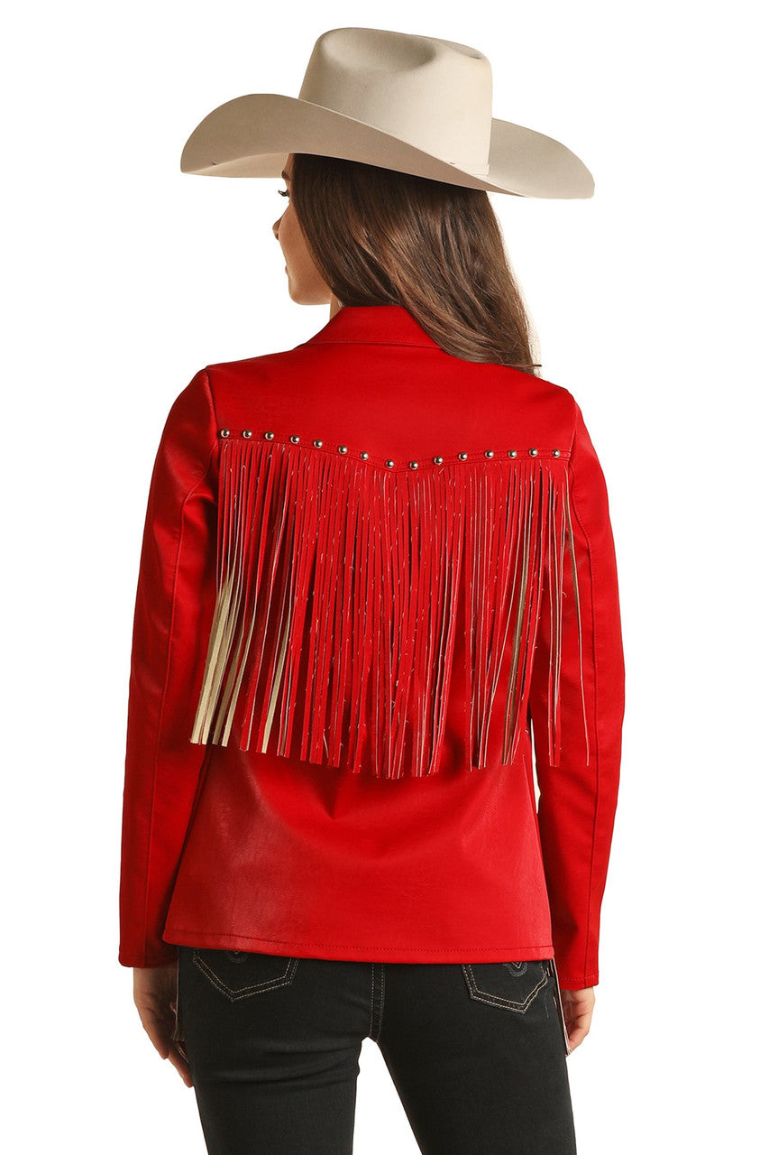 Rock and Roll Red Fringe Jacket