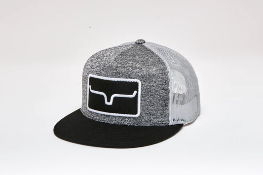 Kimes Ranch Banner Ventilated Hat in Heather Grey