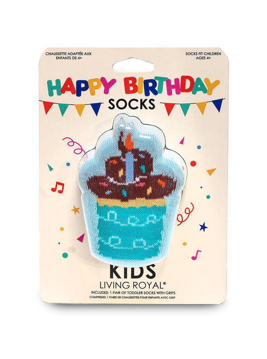 Kid's 3D Cupcake Birthday Socks