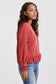 Dear John Zyra Thermal Oversized Top in Viva Magenta