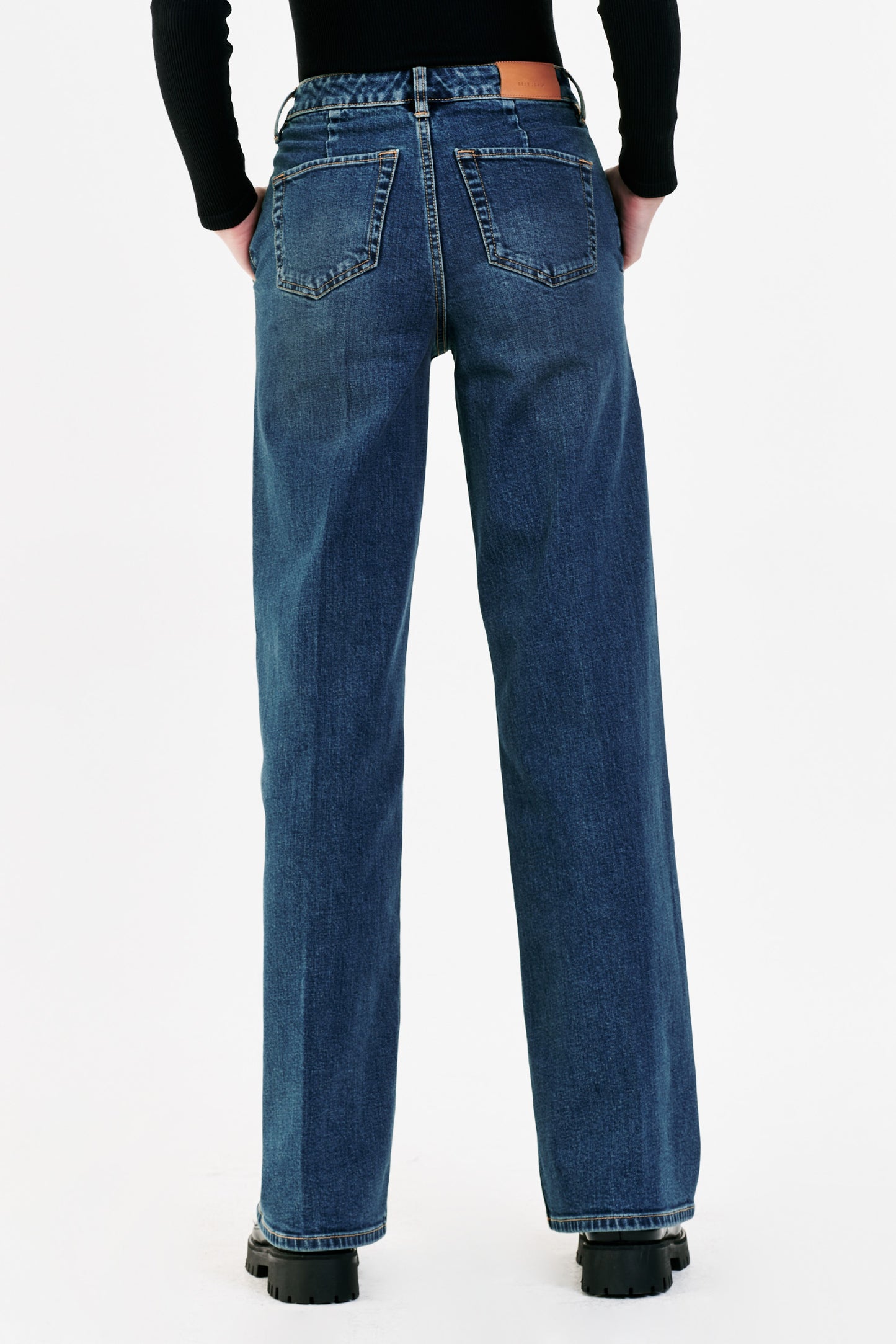 Dear John Catherine Super High Rise Wide Leg Jeans