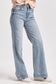 Dear John Fiona Mid Rise Wide Leg Jeans in Montilla