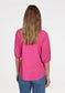 Dylan Puff Sleeve Pink Top