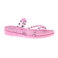 Lucite Ladies Coral Reel Sandals Pink 10