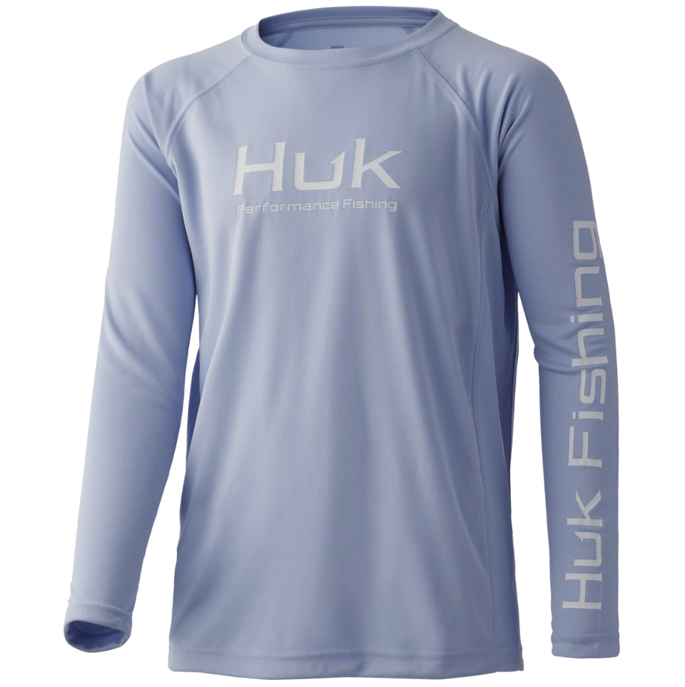 Huk Youth Long Sleeve Pursuit Shirt Coastal Sky YXS