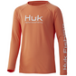 Huk Youth Long Sleeve Pursuit Shirt Fresh Salmon YXS