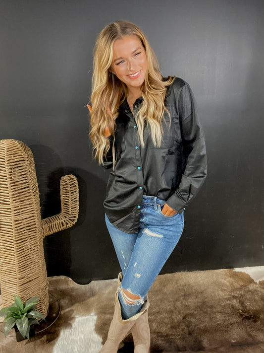 Leather Lux Midnight Shirt