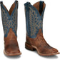 Justin 11" Men's Poston Amber Brown Boot