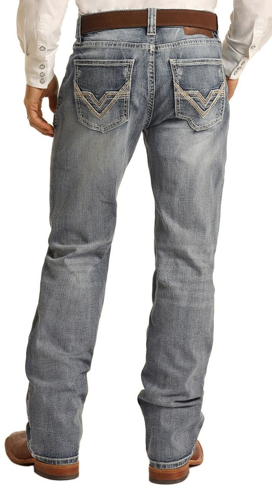 Mens Reflex Double Barrel Jeans