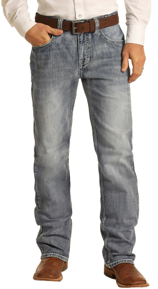 Mens Reflex Double Barrel Jeans