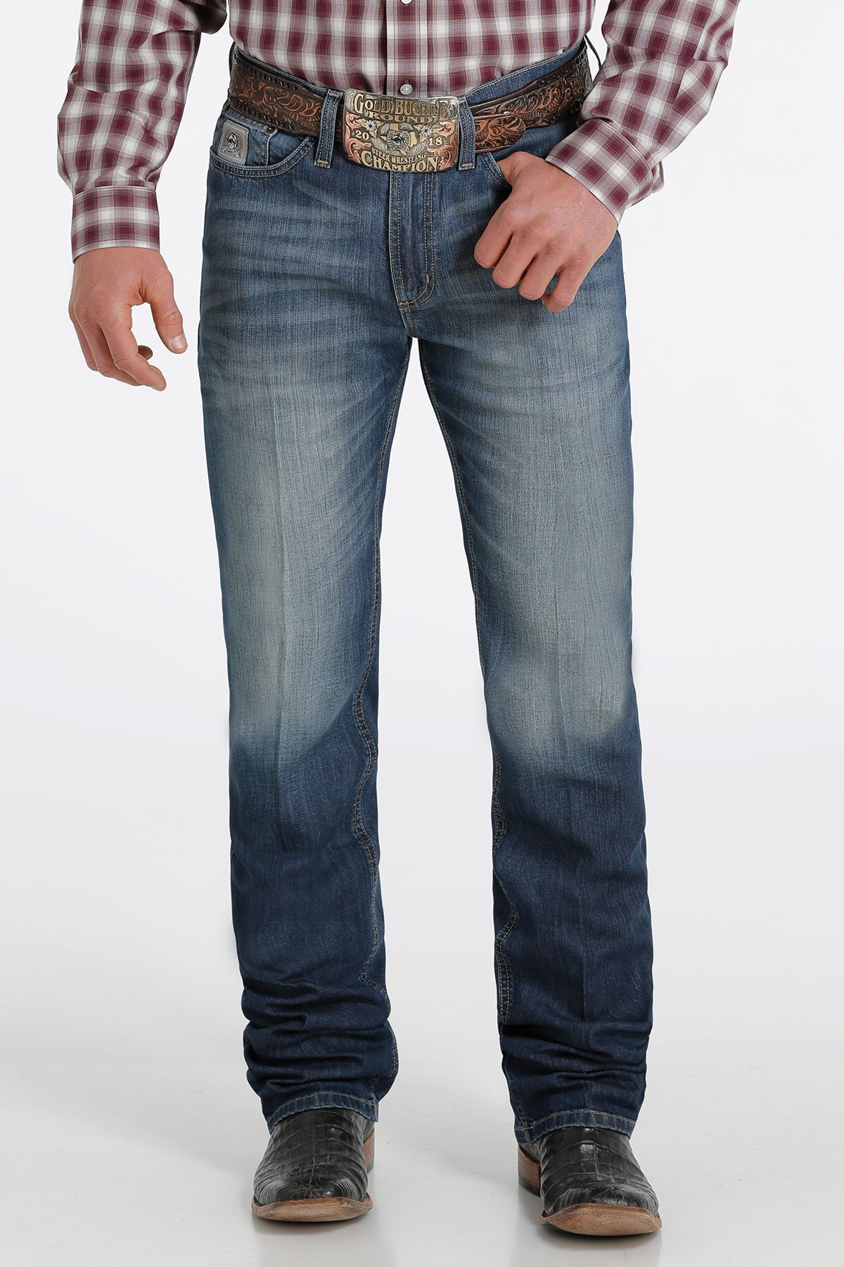 Cinch Silver Label Medium Stonewash Jean