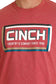 Cinch Mens Red Tee