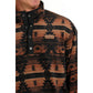 Cinch Men's Black Aztec Print Polar Fleece Pullover