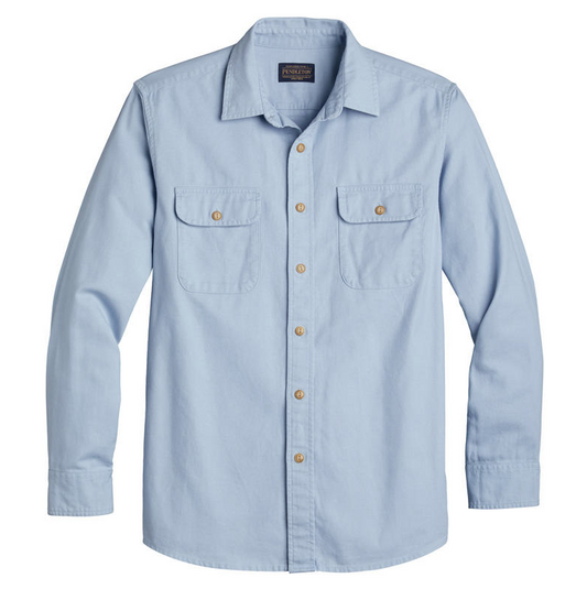 Pendleton Beach Shack Shirt Washed Blue SM