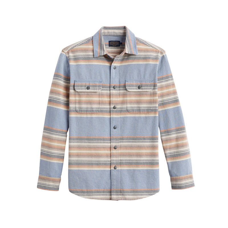 Pendleton Men's Beach Shack Indigo Button Down Shirt