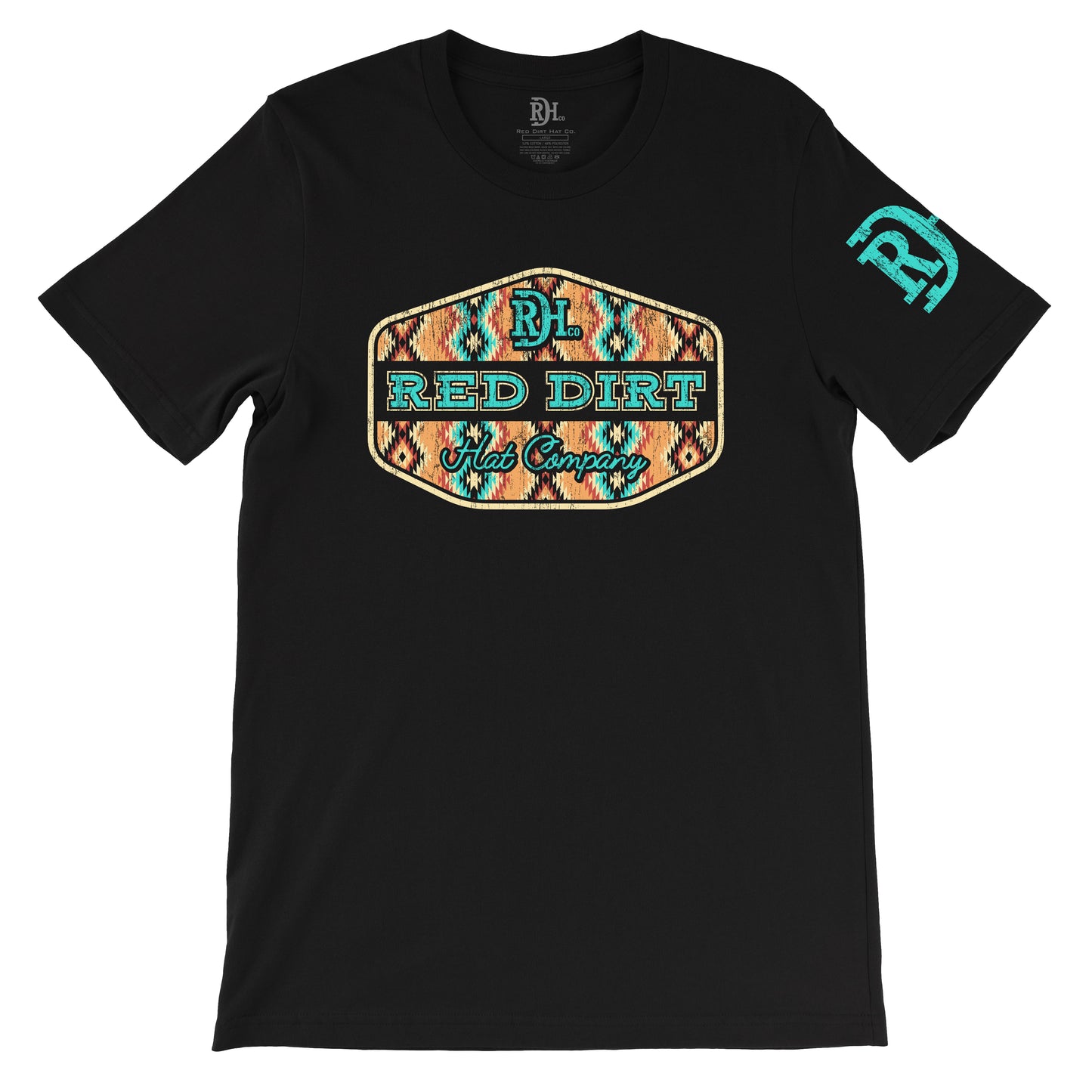 Red Dirt Hat Co. Free Rein Black Tee