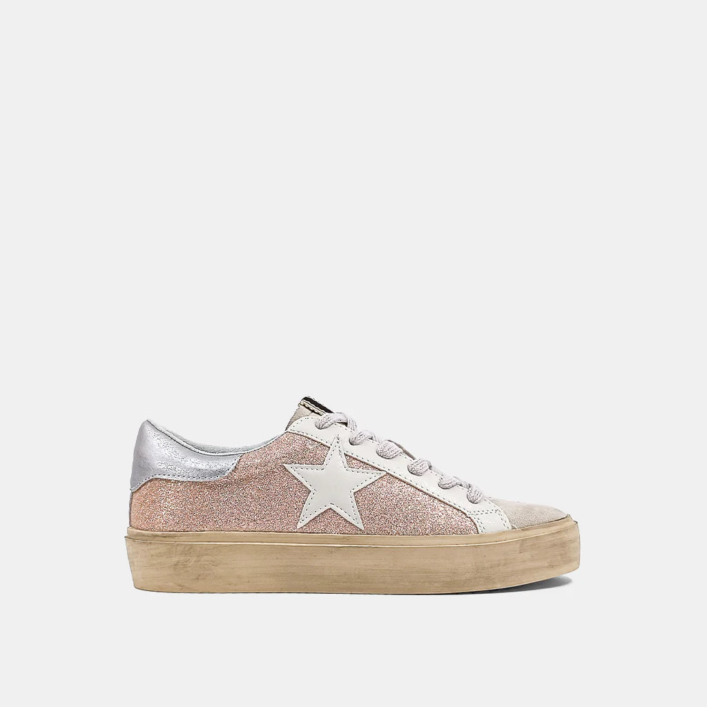 Shushop Reba Champagne Glitter Sneaker