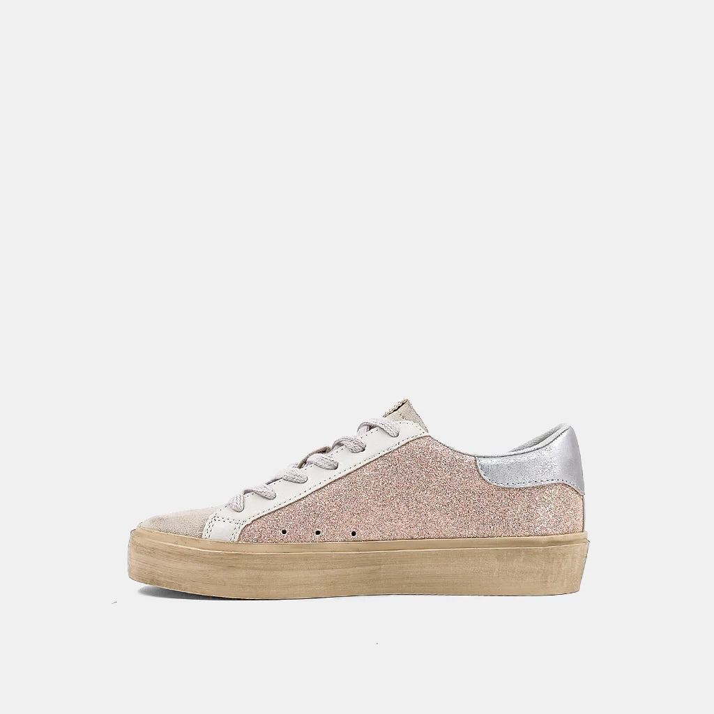 Shushop Reba Champagne Glitter Sneaker