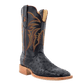 R. Watson Black Full Quill Ostrich Boot