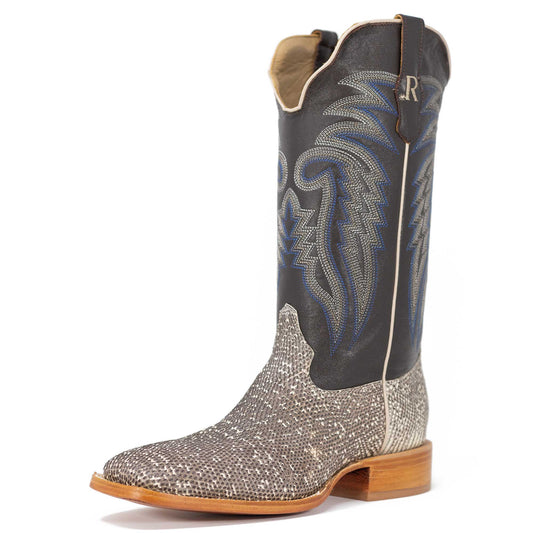 R. Watson Men's Natural Ring Tail Lizard Boots