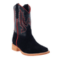 R. Watson Kid's Black Rough Out Boot